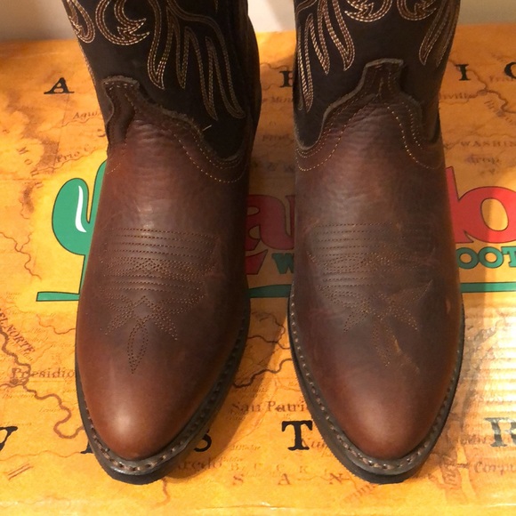 Ladies Laredo “NIB” Size 6M Copper Kettle 11 Trucker Boots - Picture 4 of 9